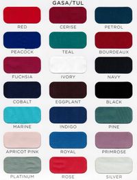 carta colores gasa y tul